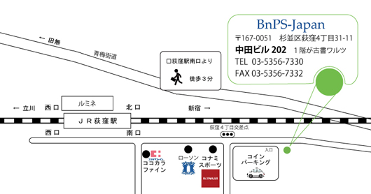 BnPS-Japan Map